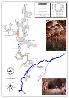 Topographie des grottes d'Anjohibe - Madagescar